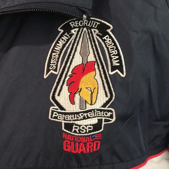 National Guard Jacket Mens XL Blue USA Sustainment Recruit Program Waterproof - Picture 3 of 10